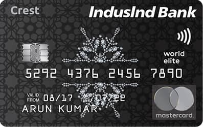 Indus Solitaire Credit Card card
