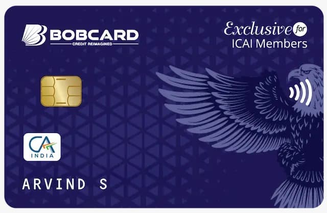 ICAI Exclusive BOBCARD card