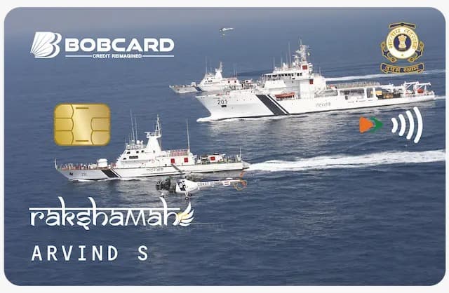 Indian Coast Guard RAKSHAMAH card