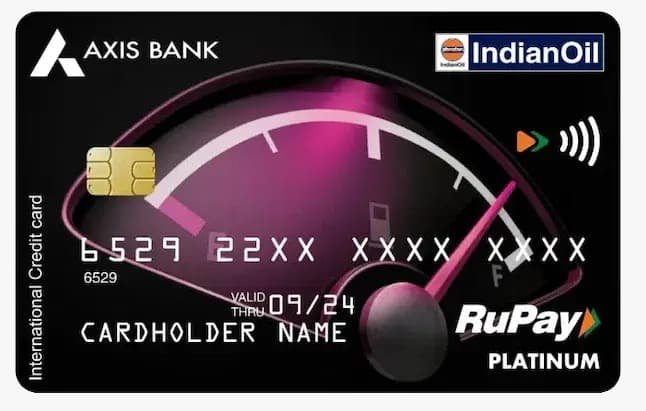 IndianOil Axis Bank Credit Card card