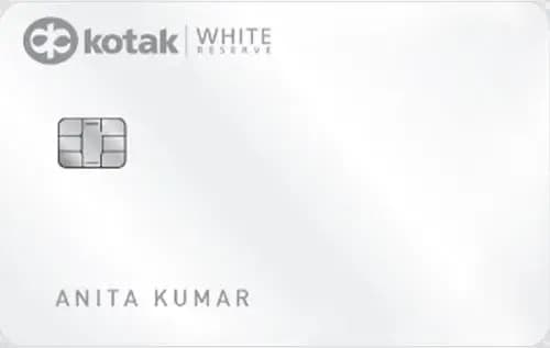 Kotak White Reserve Credit Card card