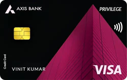 Axis Bank Privilege Credit Card card